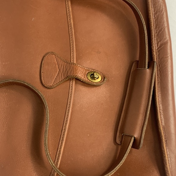 Vintage Jack Georges Diplomat British Brown leather Double Gusseted Briefcase - Picture 6 of 11